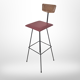 Tabouret de bar par Maria Witzemann pour Erwin Behr, Allemagne 1950