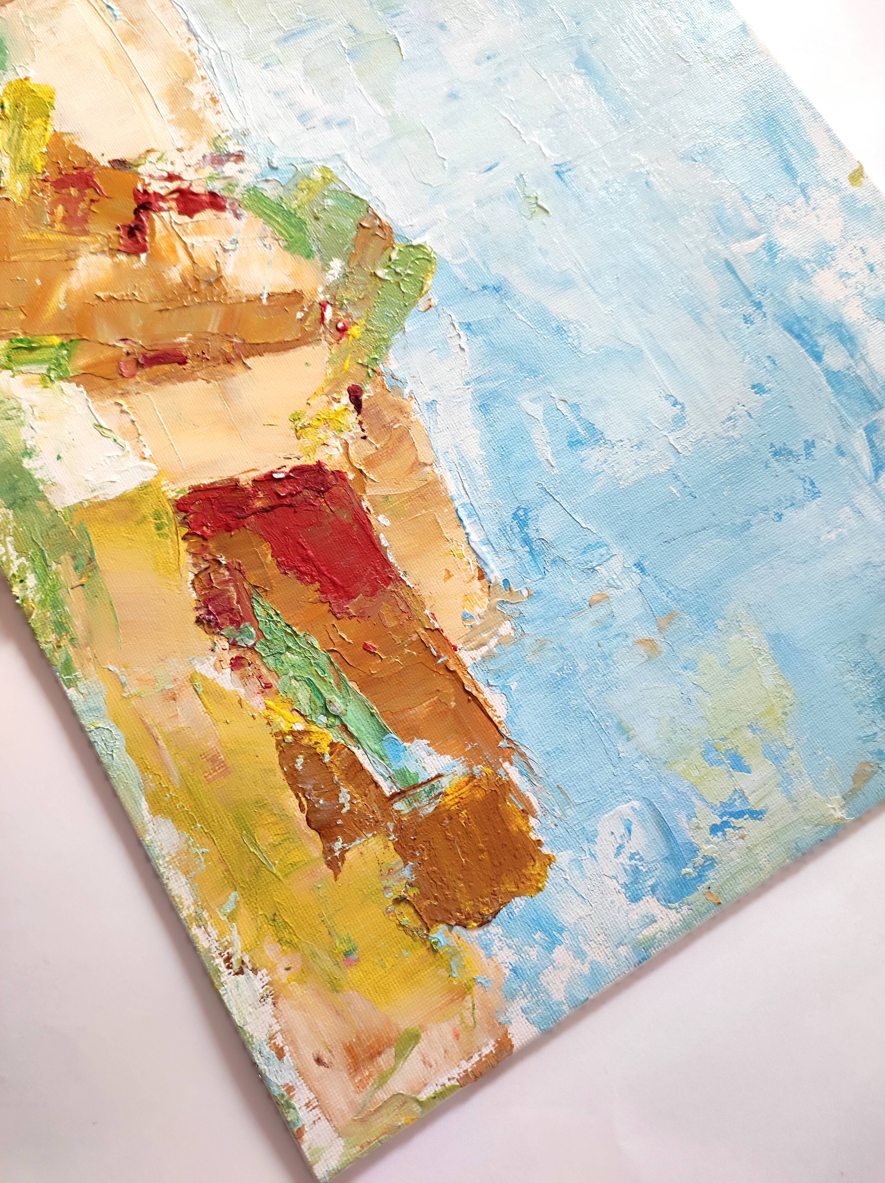 Original canvas landscape of Provence