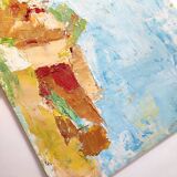 Original canvas landscape of Provence