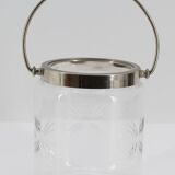 Ancien pot à gâteaux en verre
