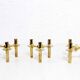 Set of 3 modular nagel candle holders