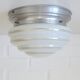 Art Deco Ceiling Lamp / Antique Flush Mount Light / Bauhaus Era Sconce 1930