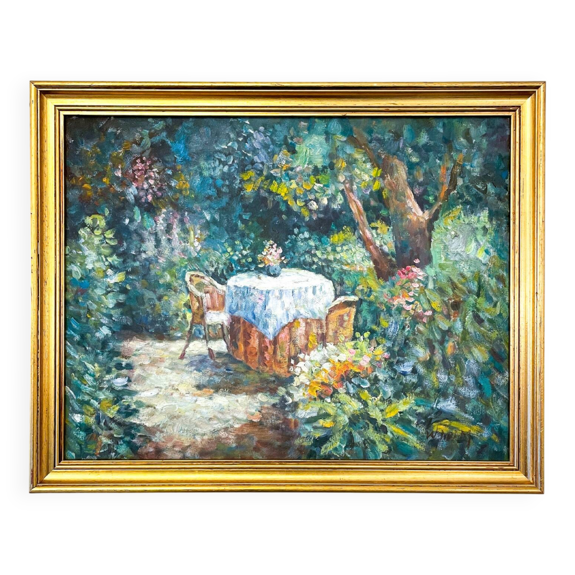 Painting - Summer Retreat in the Garden