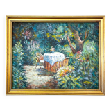 Tableau - Retraite d'été dans le jardin