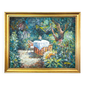 Tableau - Retraite d'été dans le jardin