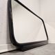 1920s Art Deco Black Mirror - Large Architectural Frame