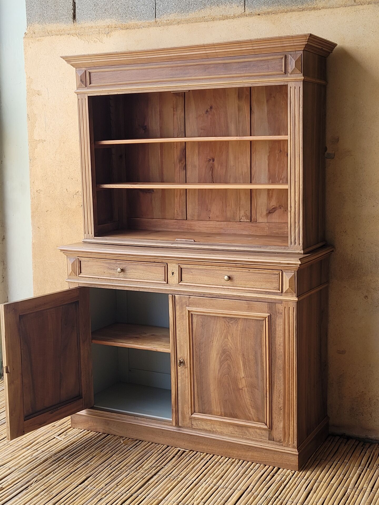 Solid walnut dresser - renovated