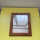 Vintage Scandinavian teak mirror