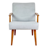 Fauteuil vintage avec accoudoirs Loft - bleu ciel