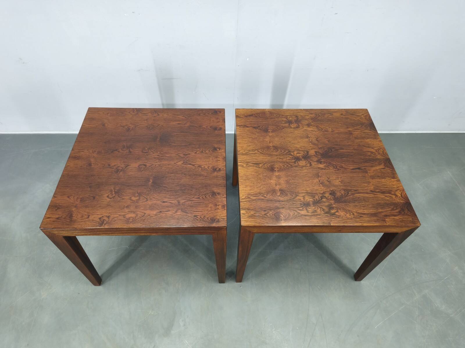 Severin Hansen for Haslev Rosewood Tables, Denmark, 1960s