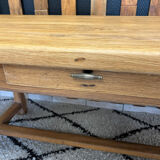 Solid oak farm table