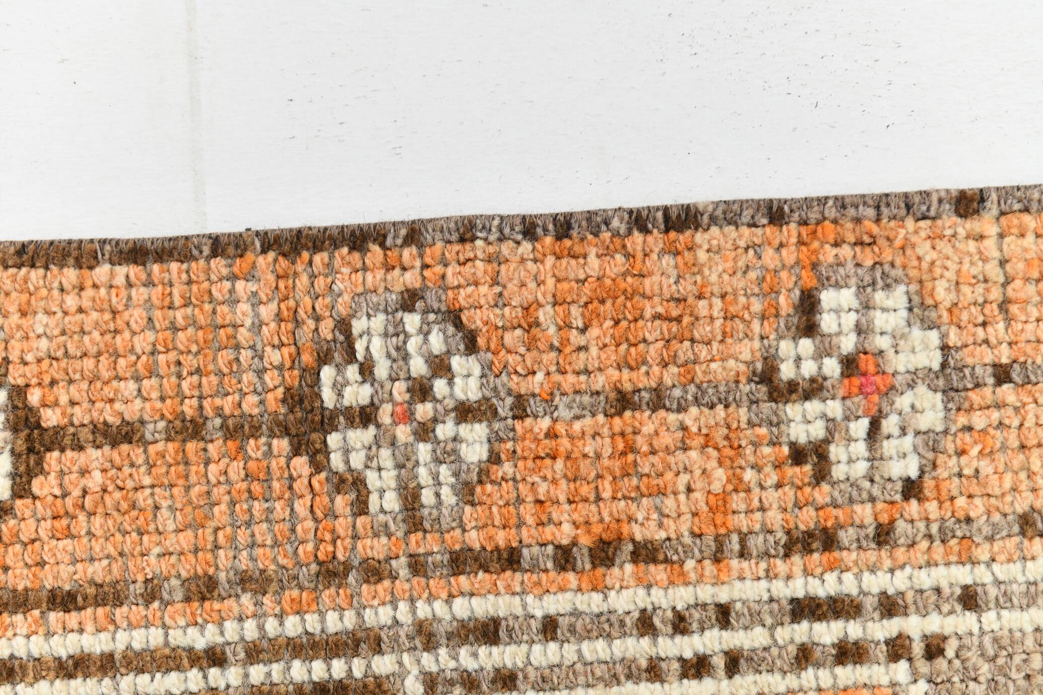 3x14 Turkish Long Vintage Runner Rug, Handmade Wool Hallway Rug, 83x429C