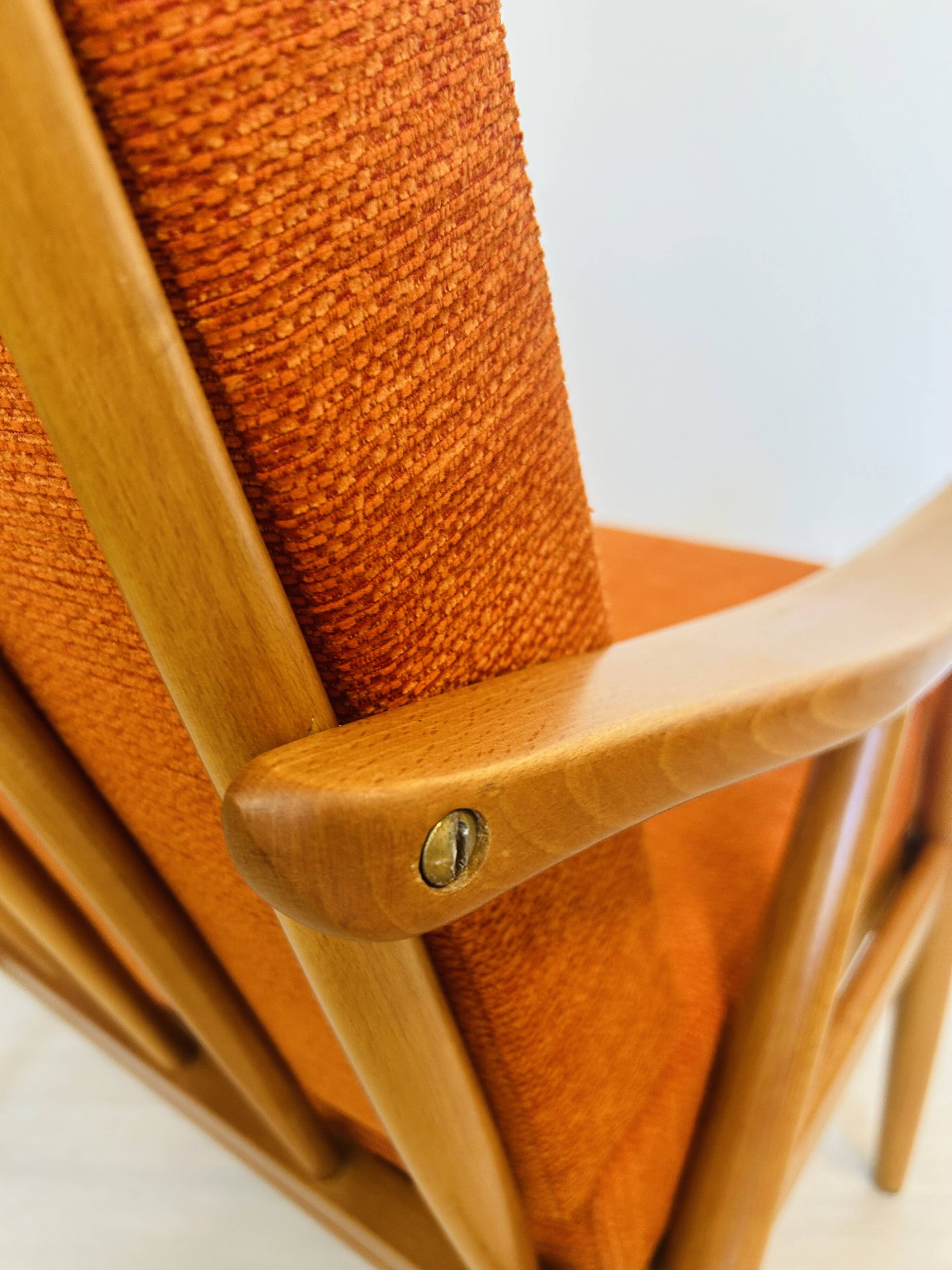 Mid-Century Armchair by Jaroslav Šmidek for TON, 1970’s