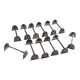 Set of 12 solid silver knife holders