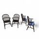 4 x Classic Georgian Bow and Stick Back Windsor Chair / Crinoline stretcher chairs