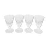 Set of 4 glasses wine Saint Louis model Guernsey