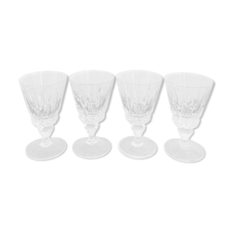 Set de 4 verres vin Saint Louis modèle Guernesey