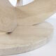 Italian travertine coffee table, 1970s