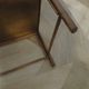 Vintage nesting coffee tables - wood and woven rattan - natural color - 60s