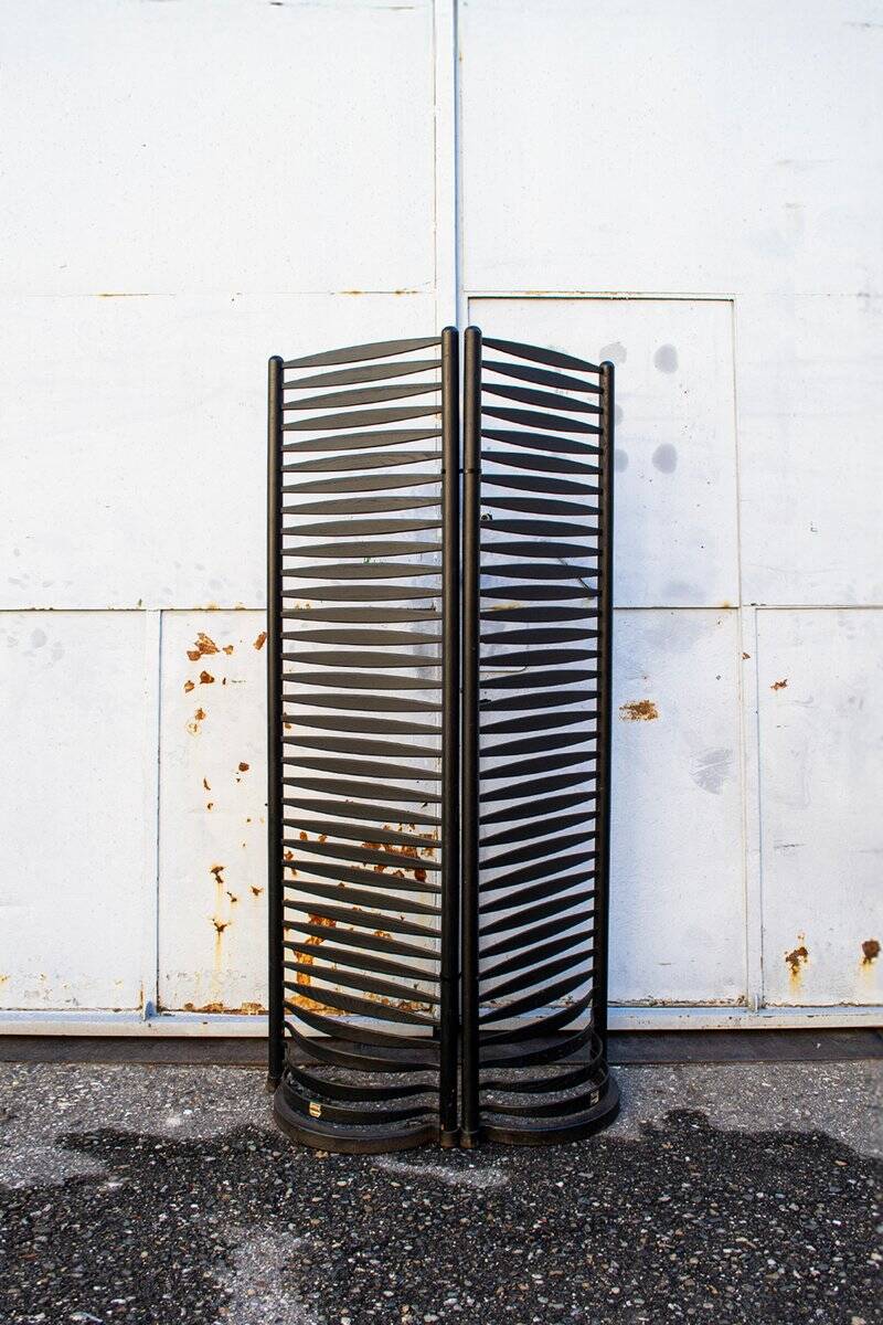 Black screen by Massimo Morozzi per Mazzei, year '80, set of 2