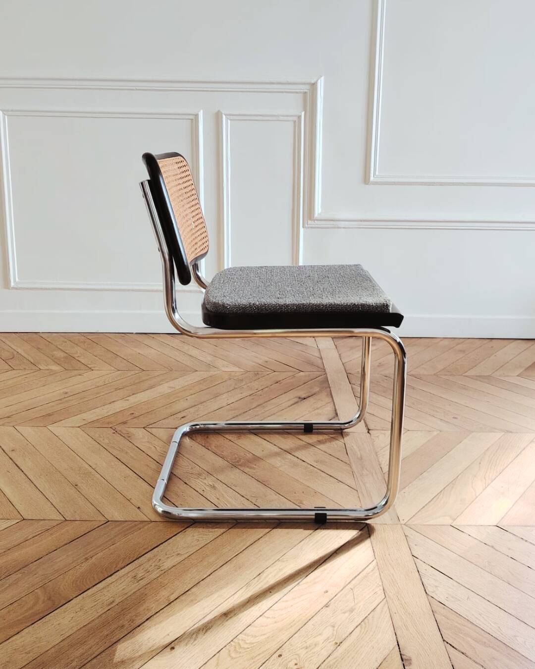 Cesca chair B32 style Marcel Breuer renovated, year 87