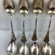12 old spoons, Stark800 silver