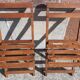 Chaises en bois pliables années 50