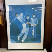 Lithographie « golf » de Heine