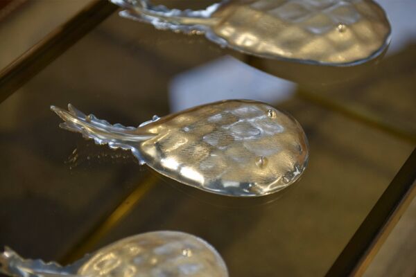 Ensemble décoratif gigogne ananas 1970’s