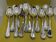 Set of 12 boulenger silver-plated metal spoons