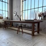 XXL solid oak farmhouse table 3.5m