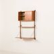 Scandinavian home office teak wall unit model Ergo by John Texmon, Norway