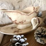 Jules Vieillard Bordeaux Ironstone Sauce Boat