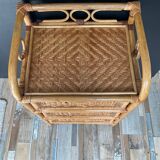 Vintage rattan chiffonier
