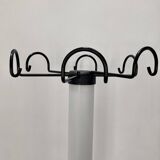Portemanteau en métal laqué blanc édité par Seccose dans les années 80