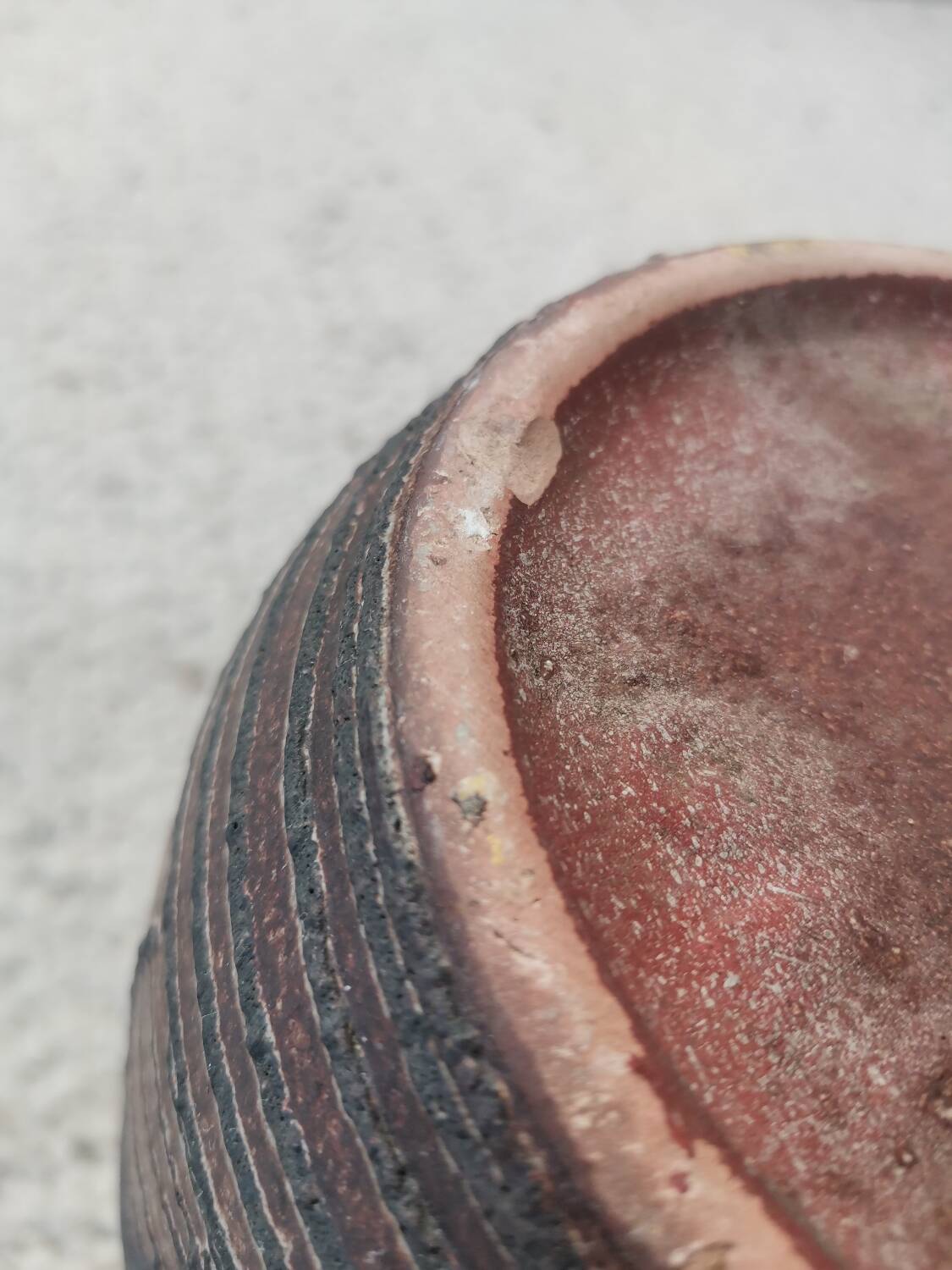 Mid Century Modern Ceramic Floor Vase – Vintage Maritime Ship Design –