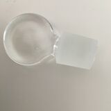 Clear glass pharmacy bottle