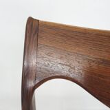 Set of 3 rosewood "AWA" dining chairs, the Netherlands 1950's