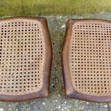 Pair of antique footrests or stools for children