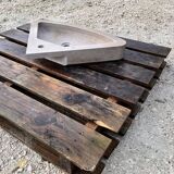 Corner stone sink