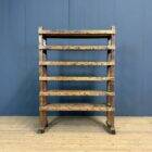 Old wooden shelf from a shoemaker.