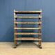 Old wooden shelf from a shoemaker.
