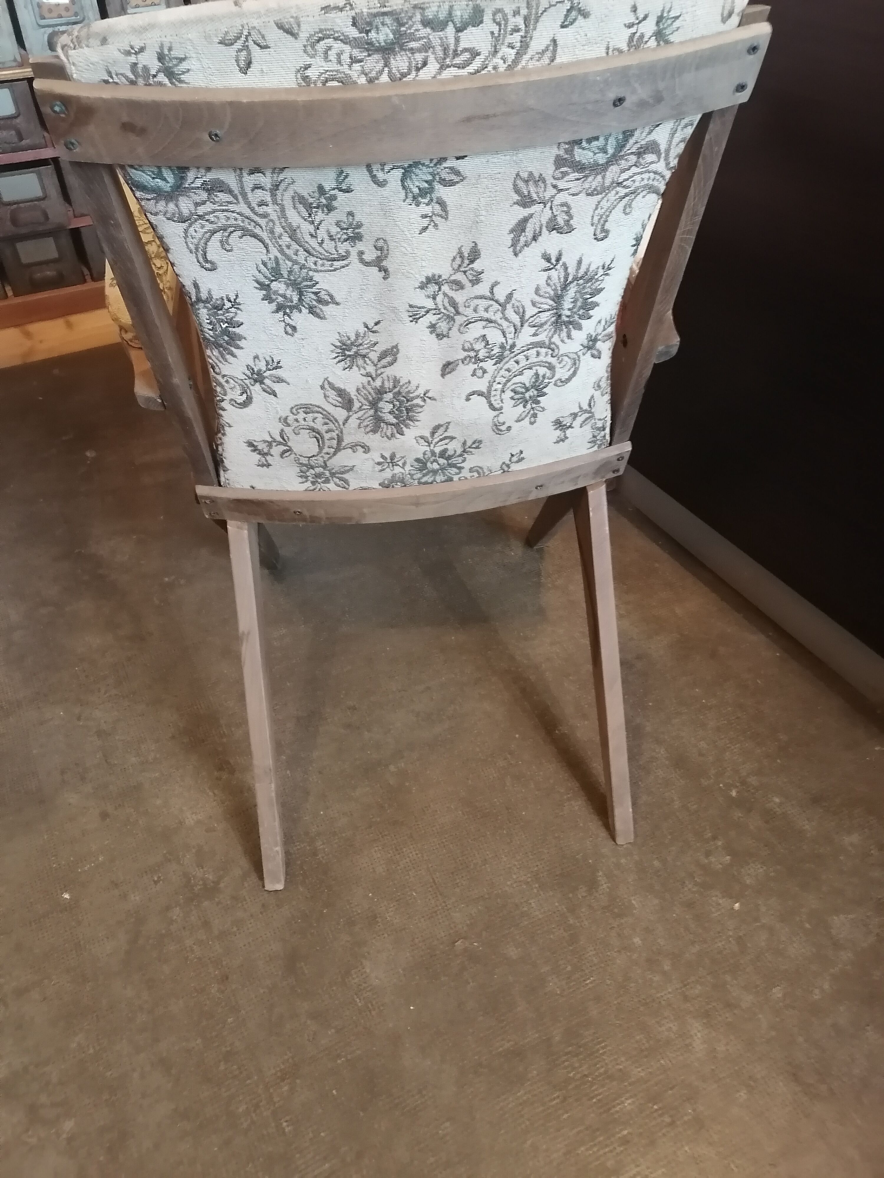 1950 Scandinavian style wooden folding chair