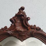Commode coiffeuse Louis XV en noyer