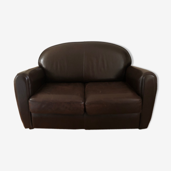 Vintage Club sofa 2 seats imitation leather