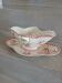 Antique sauce boat in Gien ironstone.