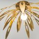 Lampadario en laiton en forme de fleur des années 70 vintage modernariato