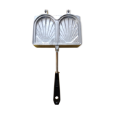 Double waffle iron sefema made in vintage france