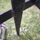 Wrought iron log holder or plant stand