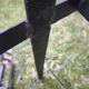 Wrought iron log holder or plant stand